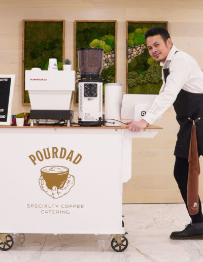 Pourdad Coffee Mobile Cart Catering | Halifax Nova Scotia